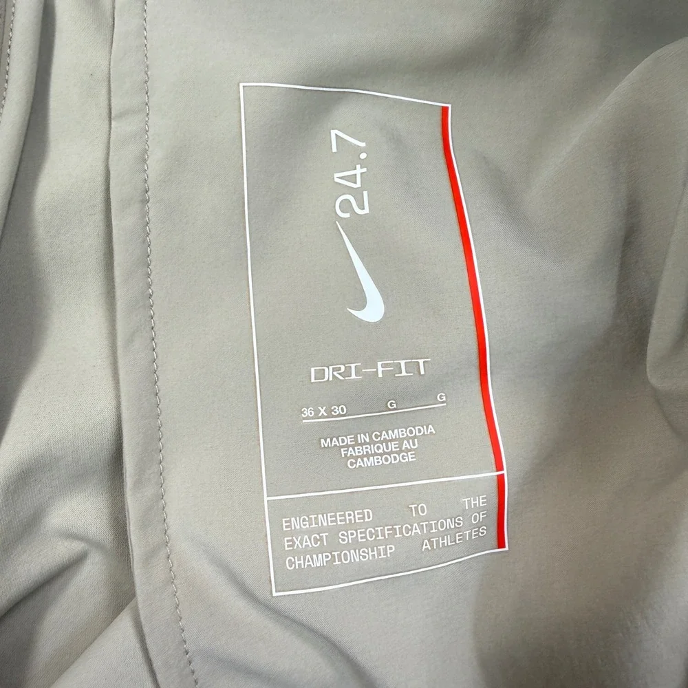 Nike 24.7 PerfectStretch Men 36X30 Dri-FIT UV Loose-Fit Utility Pants HV0377 New